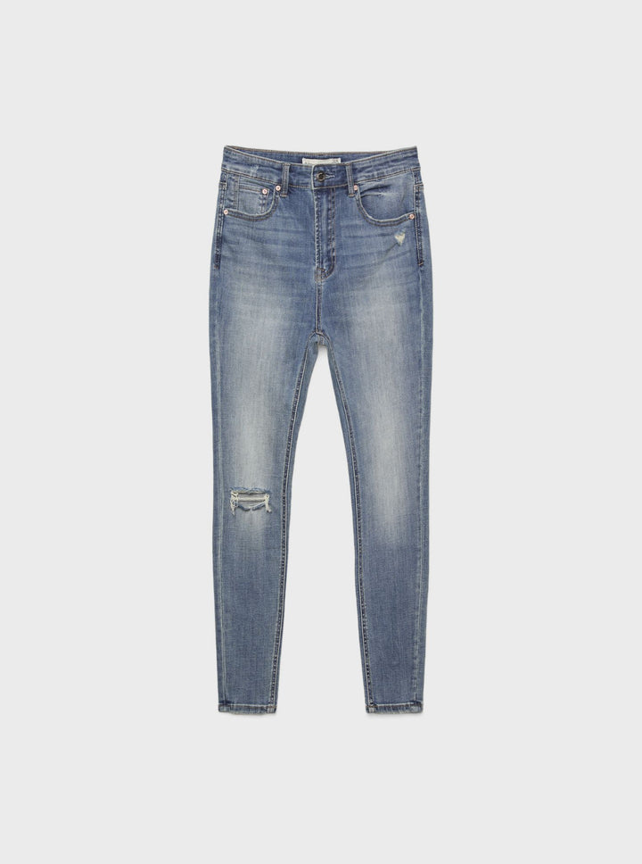 Moudda STRADIVARIUS - Jean Taille Haute 20% Coton Biologique - Tunisie 3
