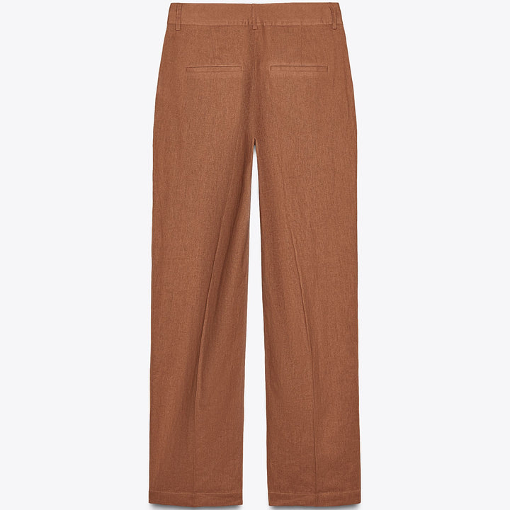 Moudda ZARA - Pantalon Droit - Lin (Terre cuite) - Tunisie 2