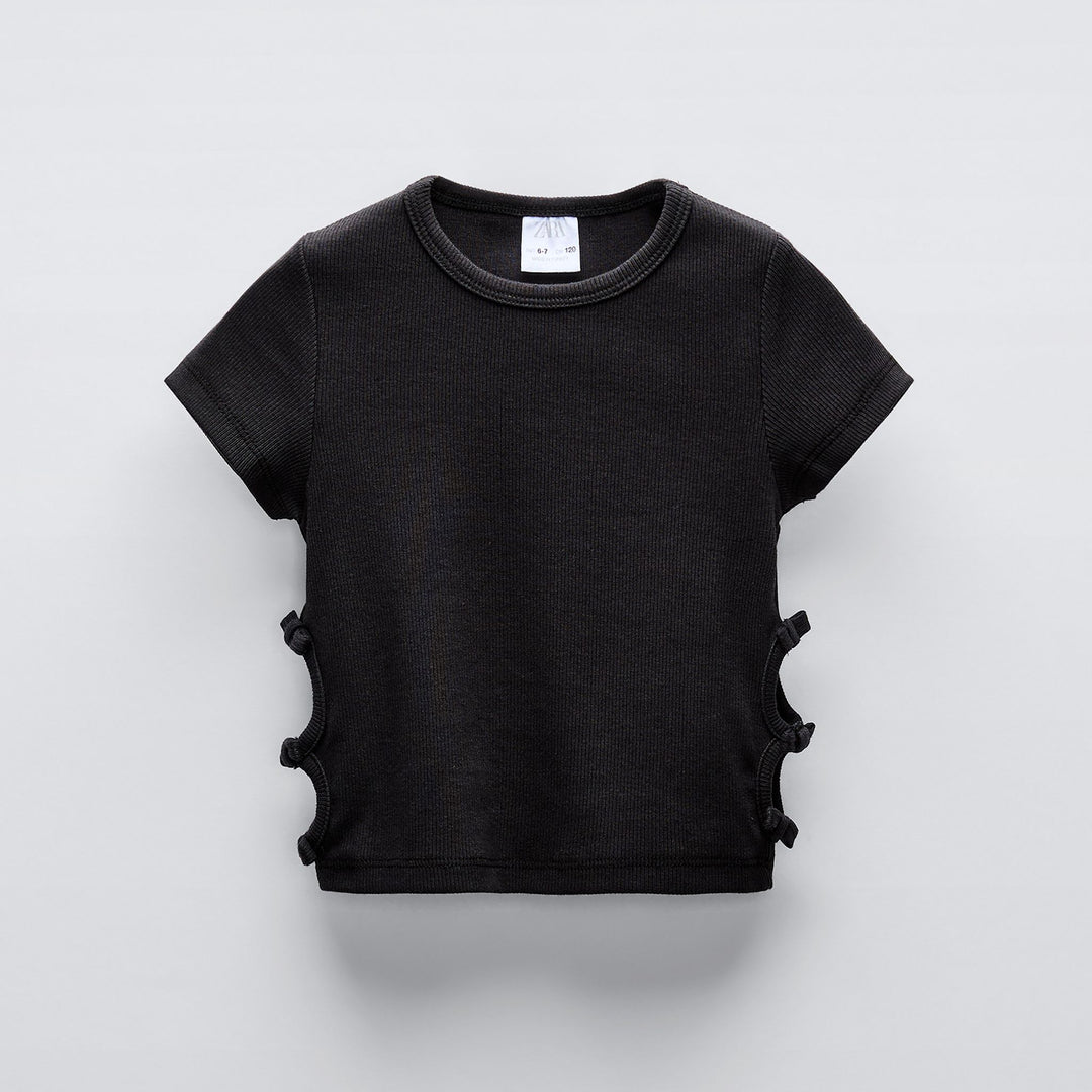 Moudda ZARA - Haut pour fille avec découpes et nœuds - Tunisie 1