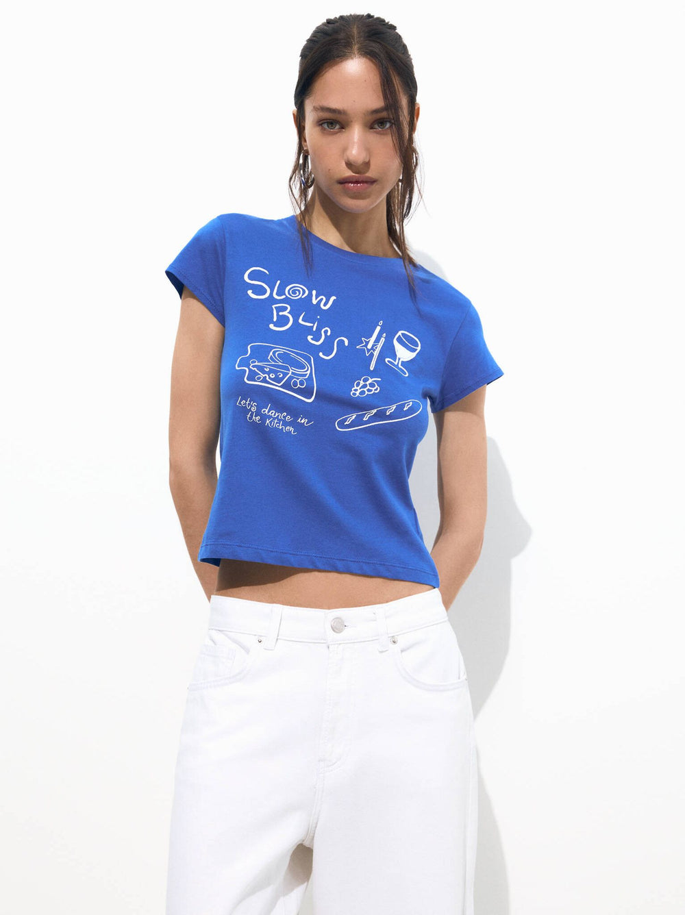 Moudda PULL & BEAR - Body Graphique Illustration Ligne Nourriture - Tunisie 2