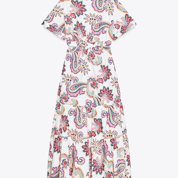 Moudda ZARA - Robe Maxi Popeline - Découpes & Élastiques - Tunisie 2