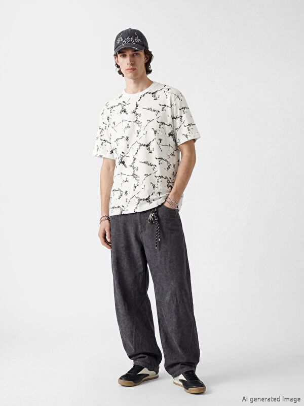 Moudda LC Waikiki - T-shirt imprimé manches courtes en jersey pour Homme - Tunisie 2