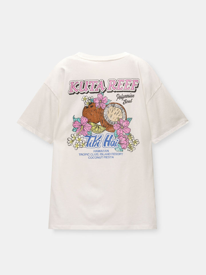 Moudda PULL & BEAR - Body Graphique Tropical Cocktail - Tunisie 4