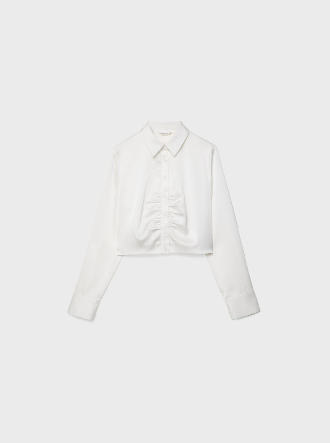 Moudda STRADIVARIUS - Chemise en Satin Basique Courte Froncée - Tunisie 2