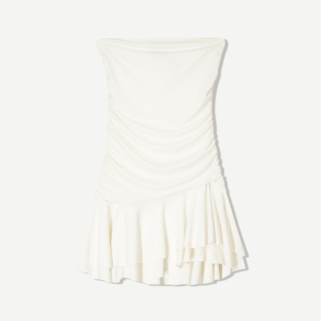 Moudda BERSHKA - Robe Mini Ajustée - Drapé & Volants - Tunisie 1
