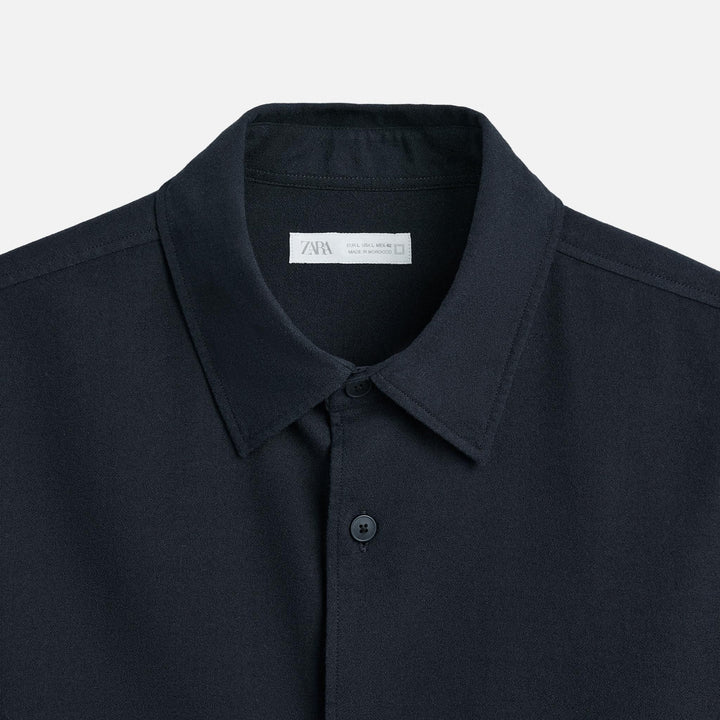 Moudda ZARA - Chemise Crêpe - Marine (Marine & Argile) - Tunisie 3