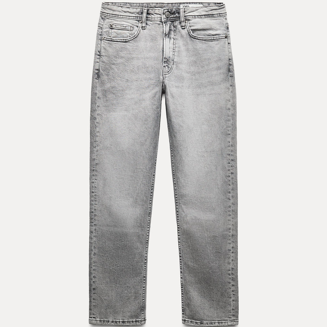Moudda ZARA - Jean relaxed slim gris - Tunisie 1