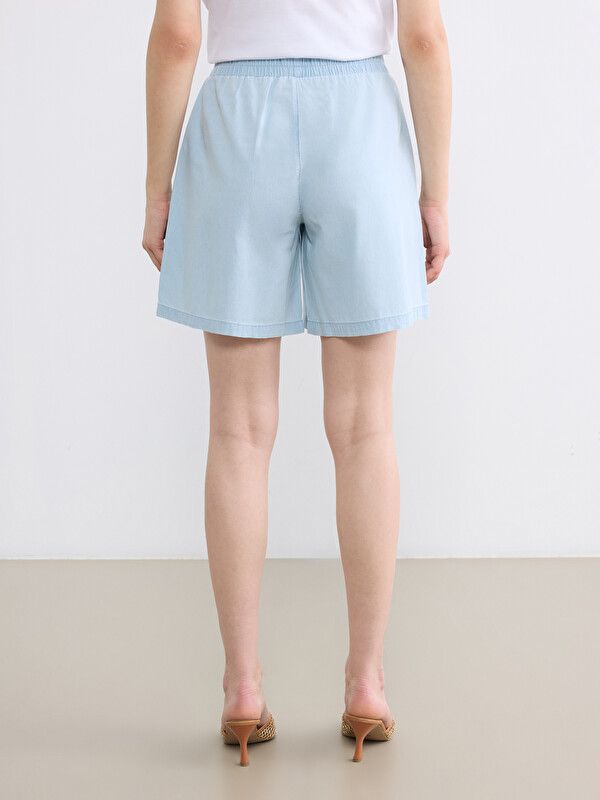 Moudda LC Waikiki - Short en jean pour Femme couleur Stone wash clair - Tunisie 4