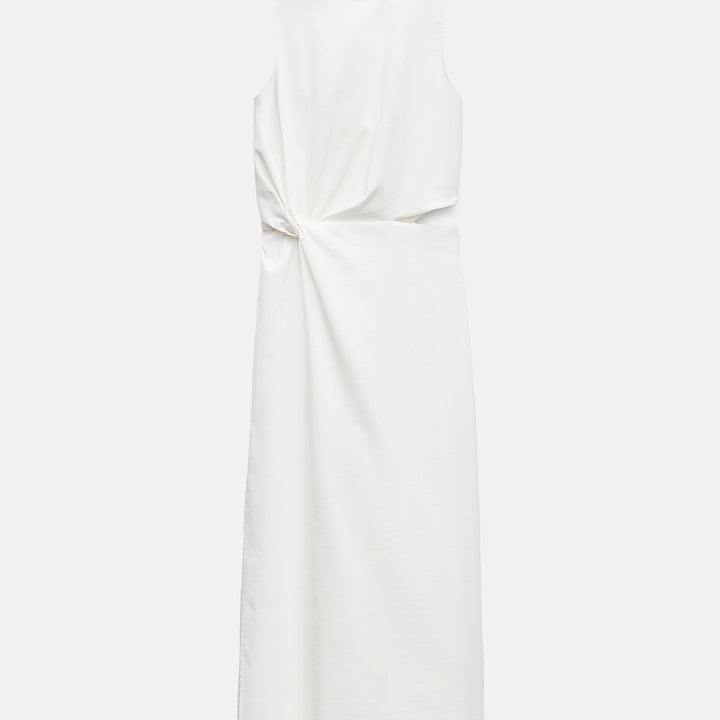 Moudda ZARA - Robe mi-longue élastique découpe - Tunisie 1