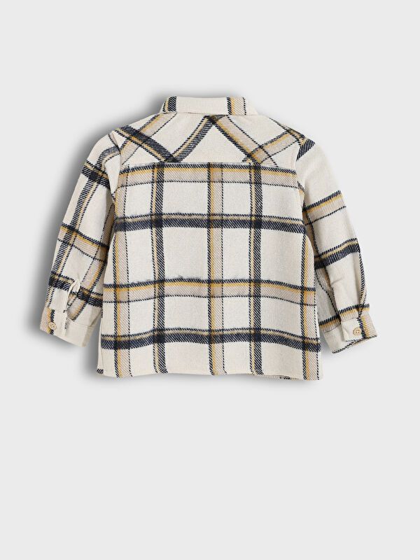 Moudda LC Waikiki - Chemise tissée manches longues Garçon Carreaux marine - Tunisie 2