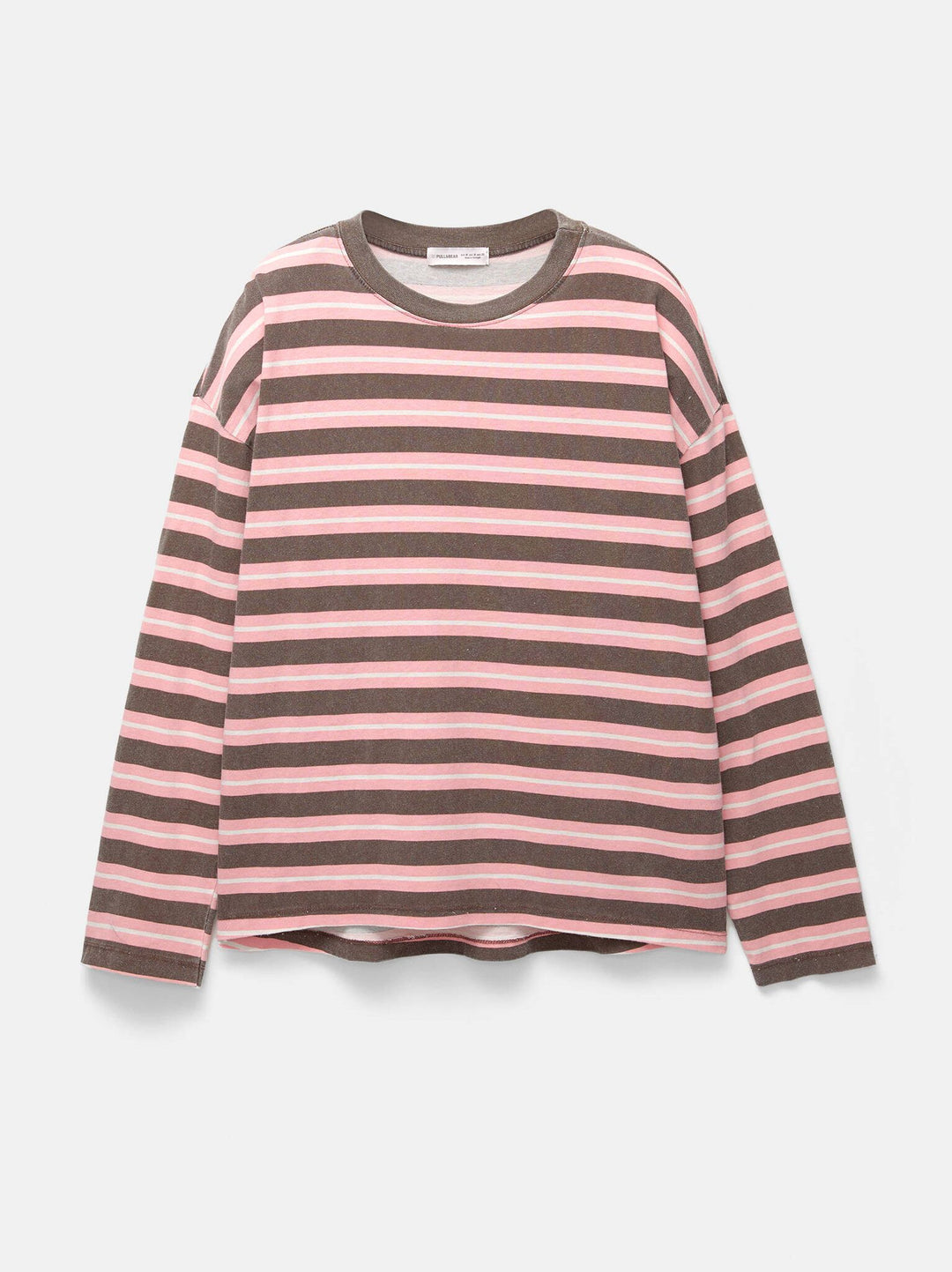 Moudda PULL & BEAR - T-Shirt Oversize - Rayures Lavées - Tunisie 4