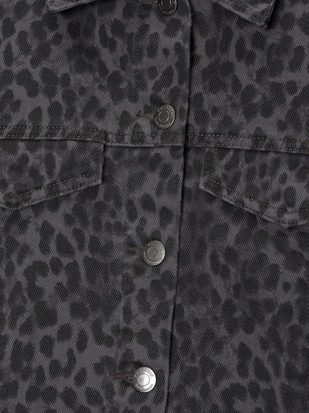 Moudda PULL & BEAR - Veste Boxy Léopard Gris - Tunisie 2