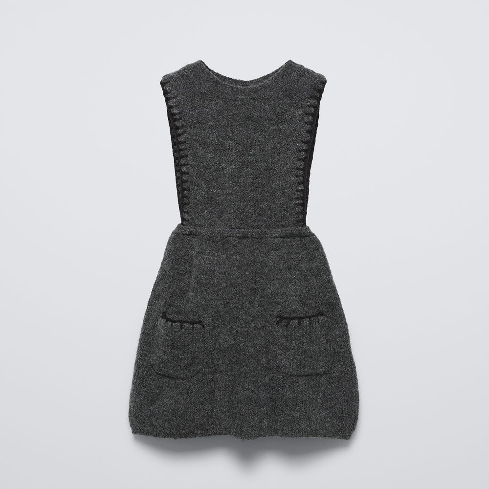 Moudda ZARA - Salopette tricotée pour enfant avec broderies contrastées (6 ans) - Tunisie 2