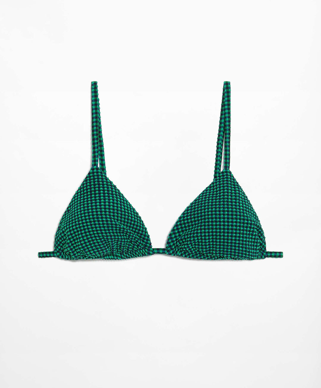 Moudda Oysho - Culotte Triangle Mousse Extra Vichy Vert - Tunisie 5