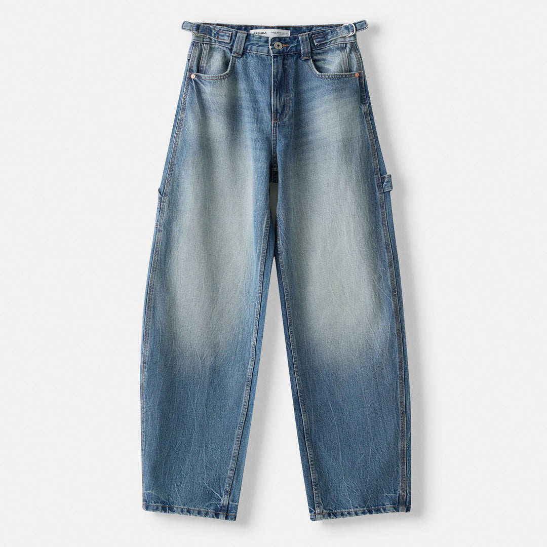 Moudda BERSHKA - Jeans wide carpenter balloon - Tunisie 1