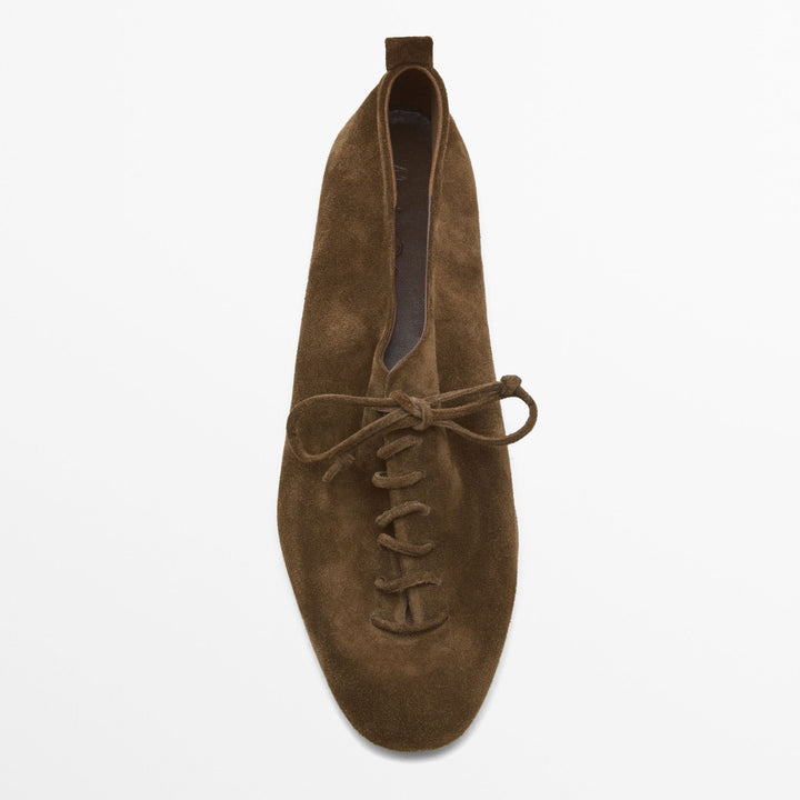 Moudda Massimo Dutti - Chaussures plates lacets douces - Tunisie 5