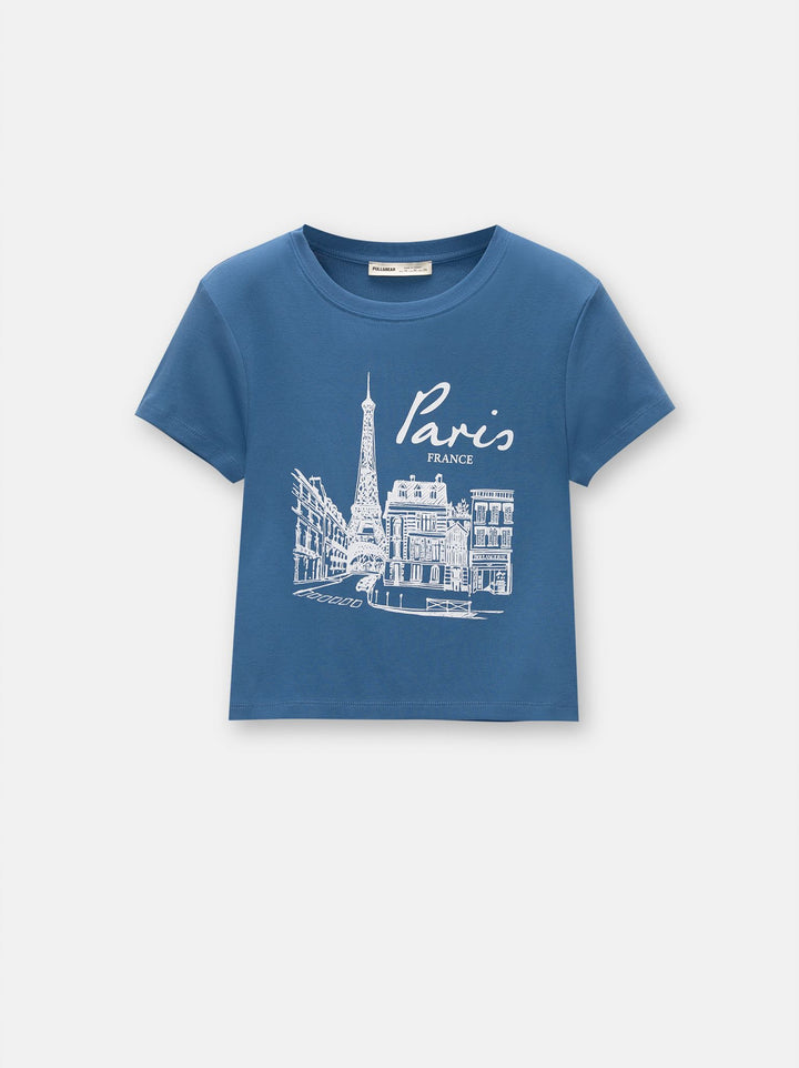 Moudda PULL & BEAR - Body Graphique Villes Ligne - Tunisie 4