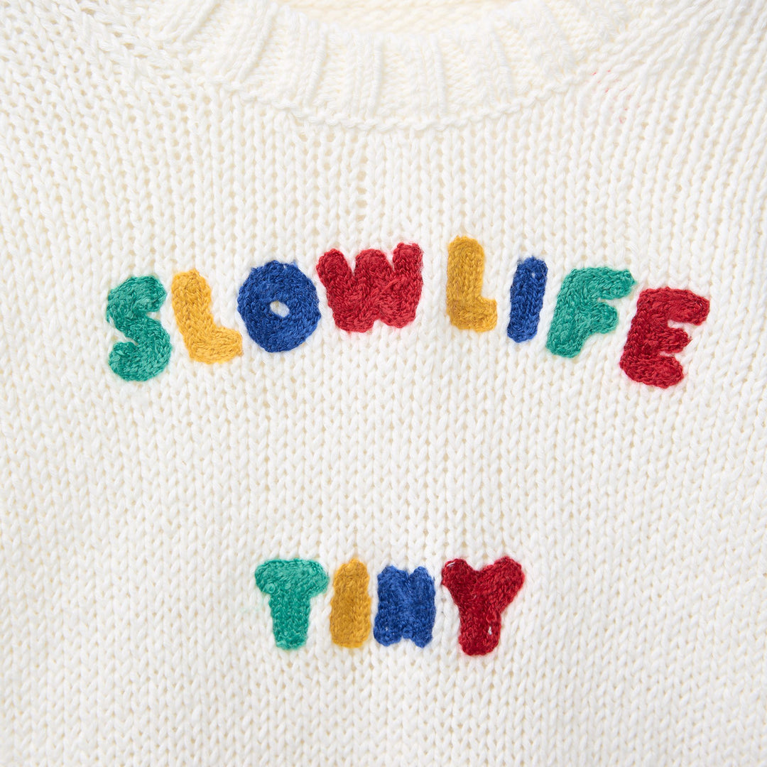 Moudda ZARA - Pull - Texte (Slow Life Tiny Steps) 4T - Tunisie 3