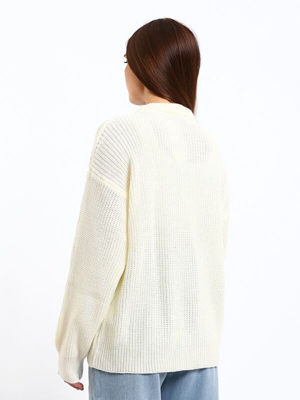 Moudda LC Waikiki - Cv tricot pullover mid pour Femmes - Tunisie 5