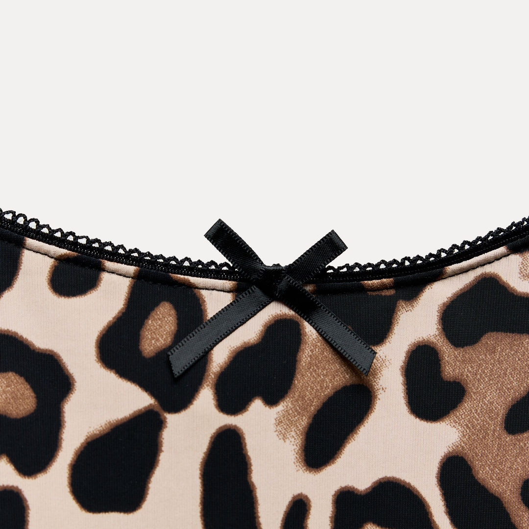 Moudda ZARA - Top Seconde Peau à Bretelles Léopard - Tunisie 3