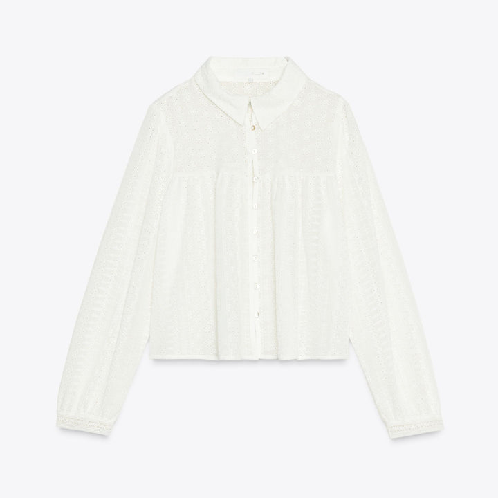Moudda ZARA - Chemise Romantique - Broderie Suisse - Tunisie 1
