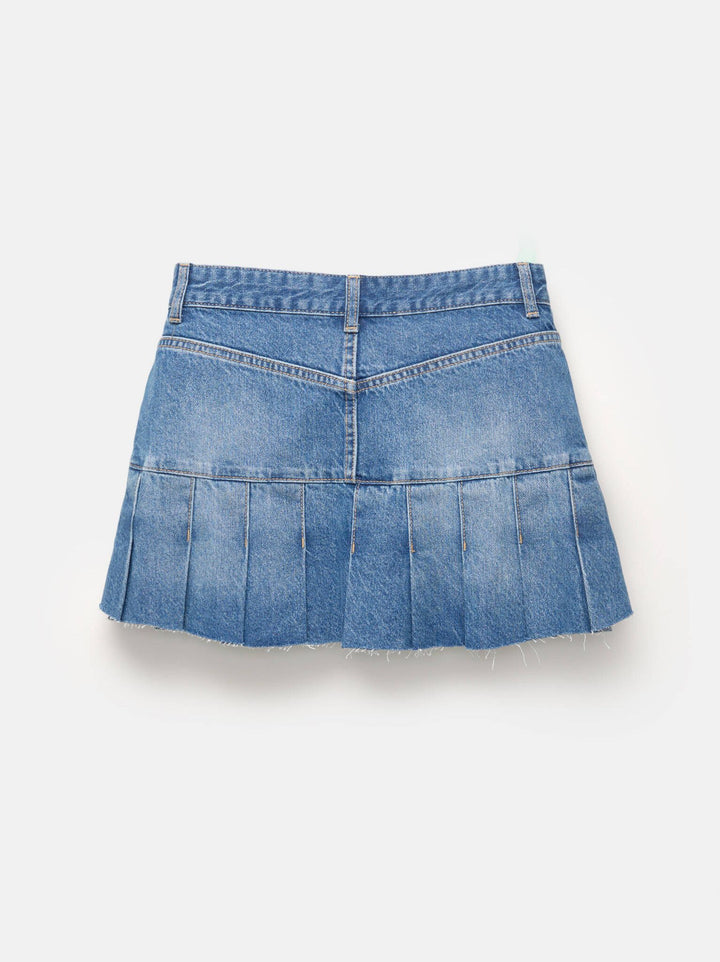 Moudda PULL & BEAR - Jupe Mini Denim - Plis - Tunisie 3