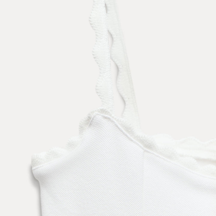 Moudda ZARA - Robe skater extensible, bretelles, tricot ondulé - Tunisie 3
