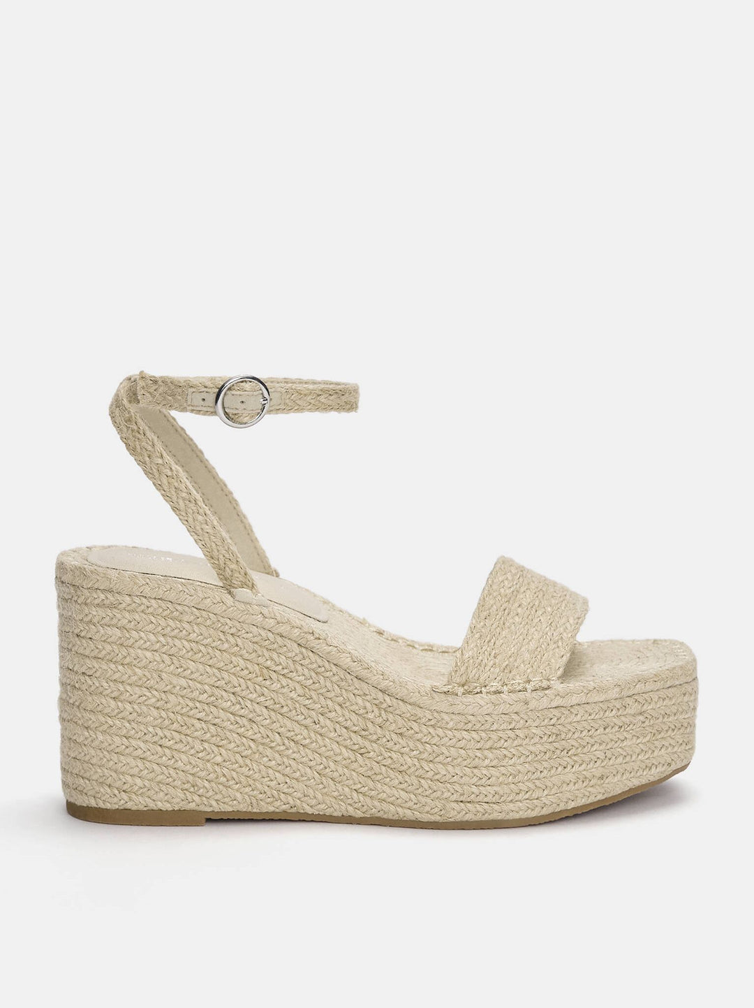 Moudda PULL & BEAR - Espadrilles à Talon en Jute Bracelet - Tunisie 3