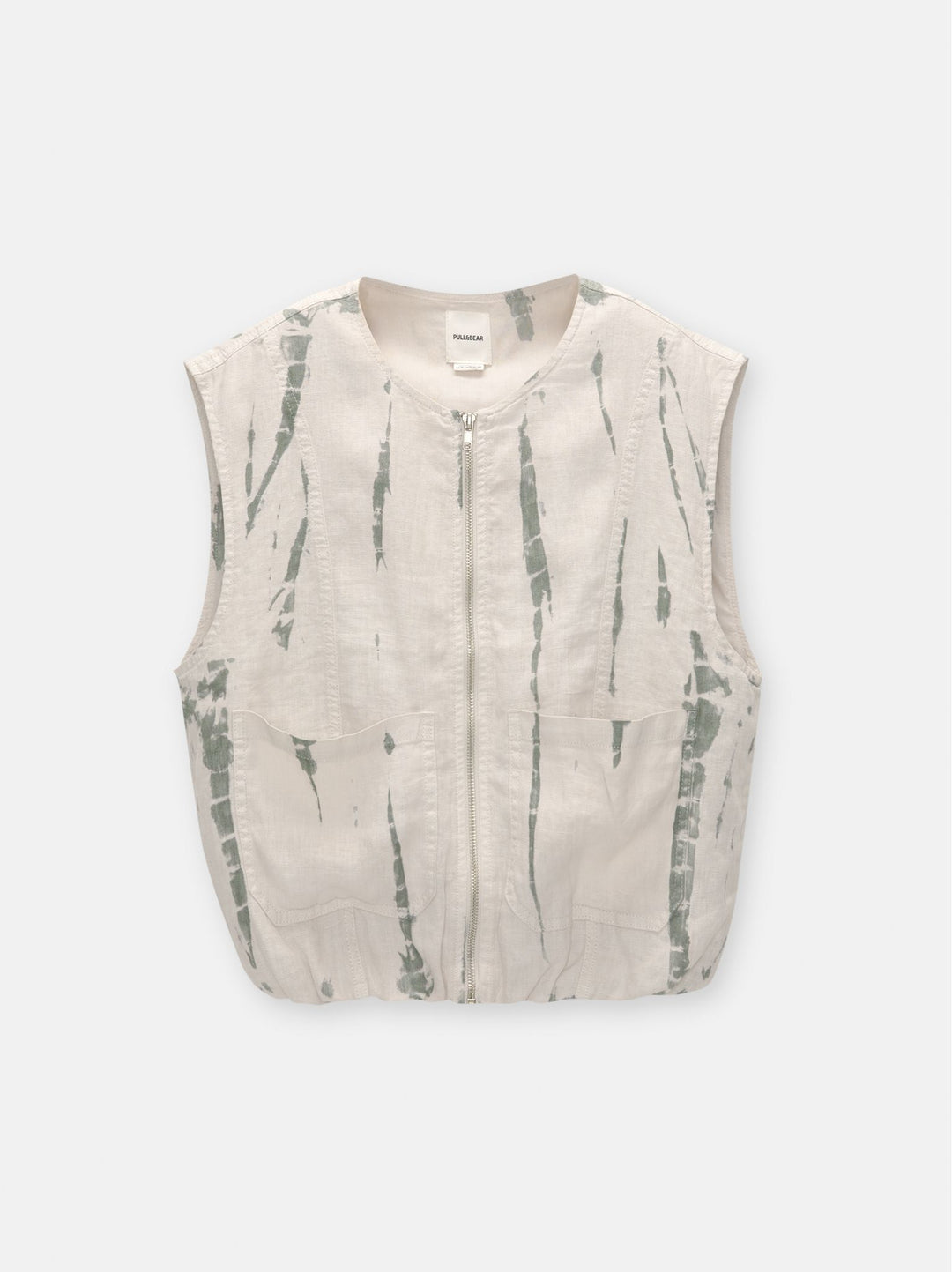 Moudda PULL & BEAR - Gilet Oversized Tie Dye Lin - Tunisie 3