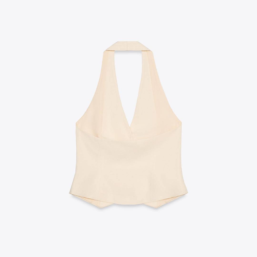 Moudda ZARA - Gilet Halter Lin - Cintré - Tunisie 2