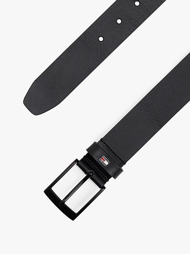 Moudda Tommy Hilfiger - Ceinture En Cuir À Drapeau En Émail  - Tunisie 2