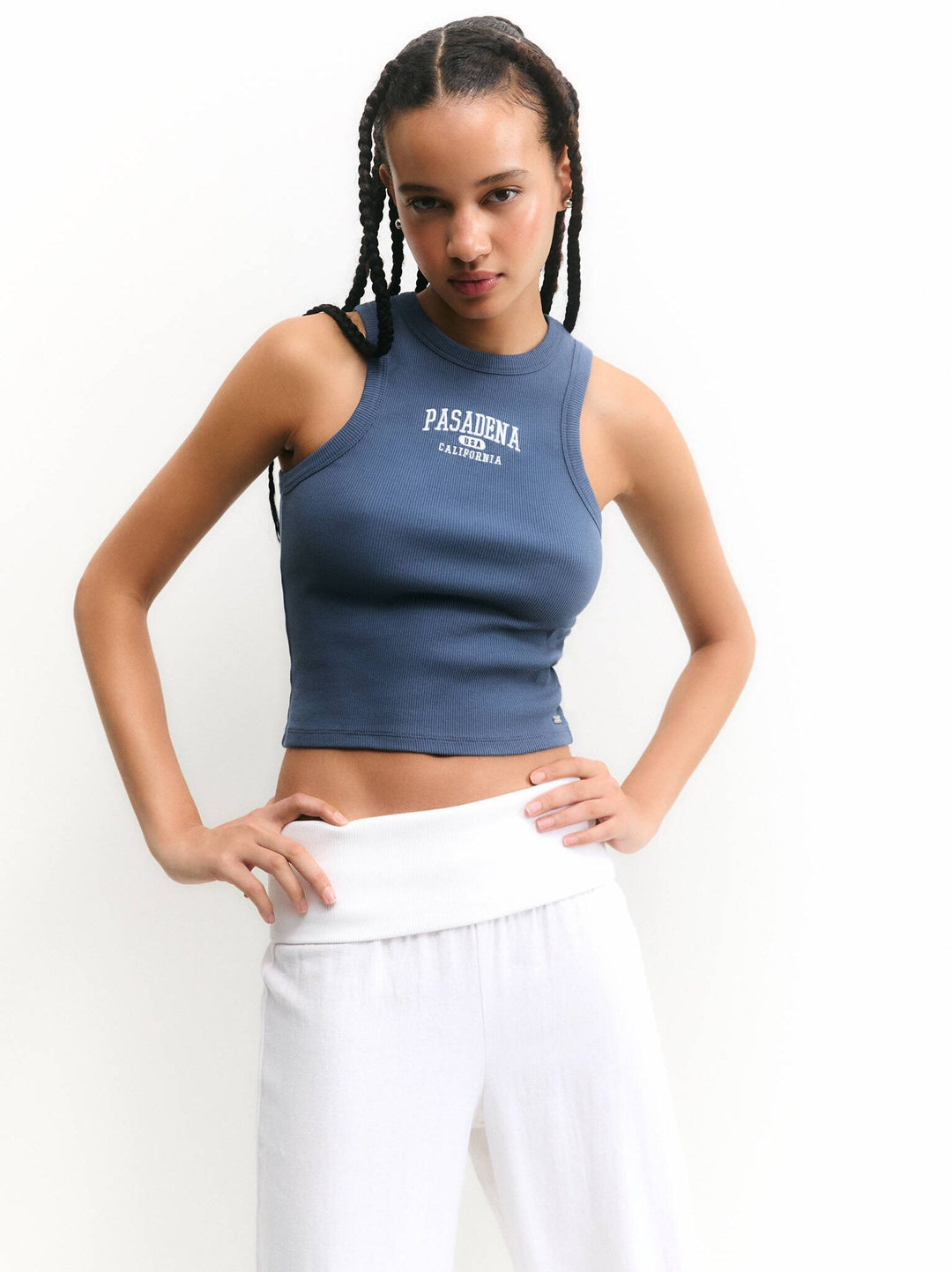 Moudda PULL & BEAR - Top Mesa Pacific Lavé Brodé - Tunisie 4