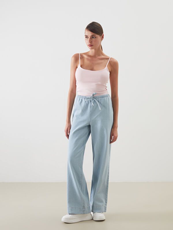 Moudda LC Waikiki - pantalon en jean tissé pour Femmes - Tunisie 1