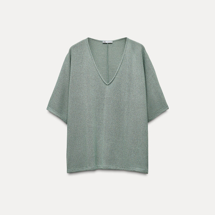 Moudda ZARA - T-shirt asymétrique, tissu ample - Tunisie 1