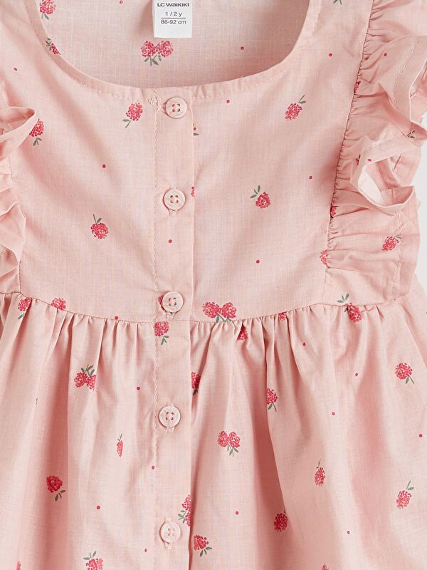 Moudda LC Waikiki - Robe manches courtes en tissu pour Fille - Tunisie 3