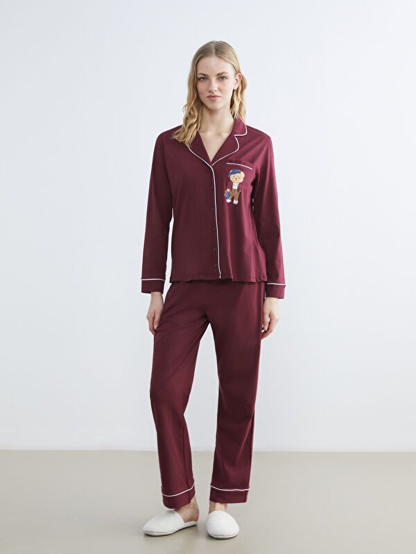 Moudda LC Waikiki - Pyjama manches longues en jersey pour Femme - Tunisie 1