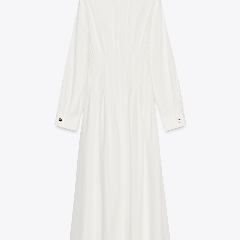 Moudda ZARA - Robe Chemisier Popeline - Fronce Taille - Tunisie 2