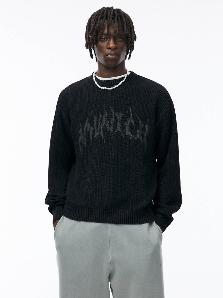 Moudda PULL & BEAR - Pull Manches Longues Point Anglais Acid Imprimé - Tunisie 4