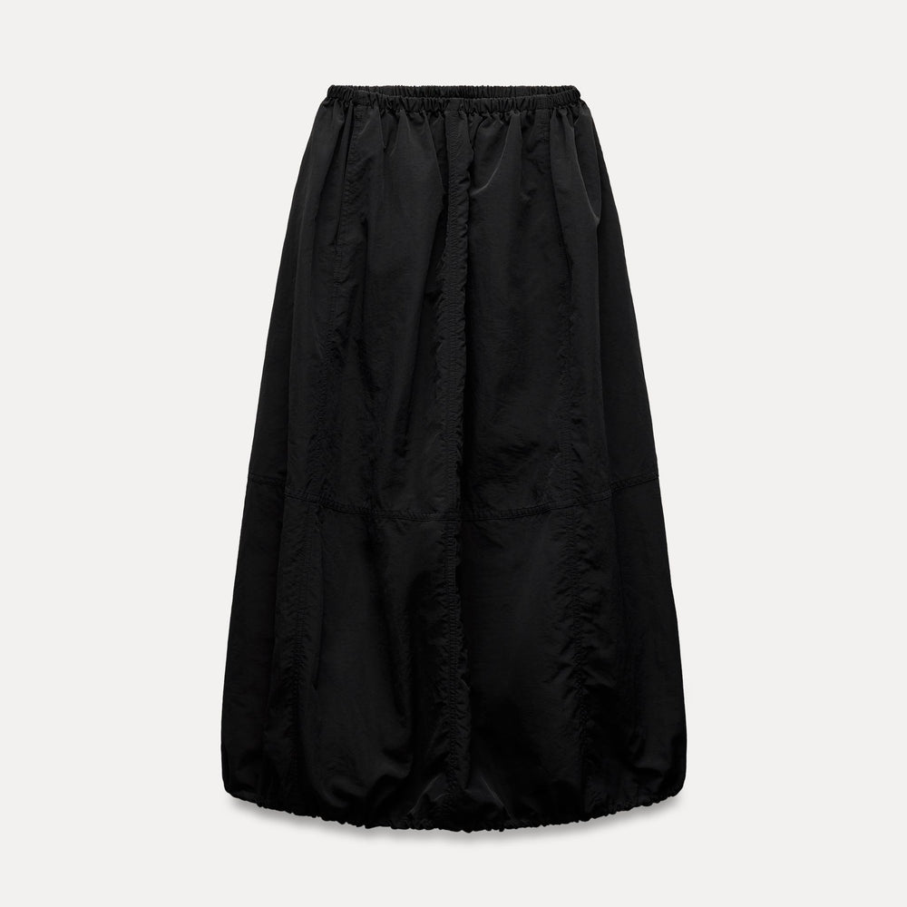 Moudda ZARA - Jupe mi-longue ballon nylon stoppeur ourlet - Tunisie 2