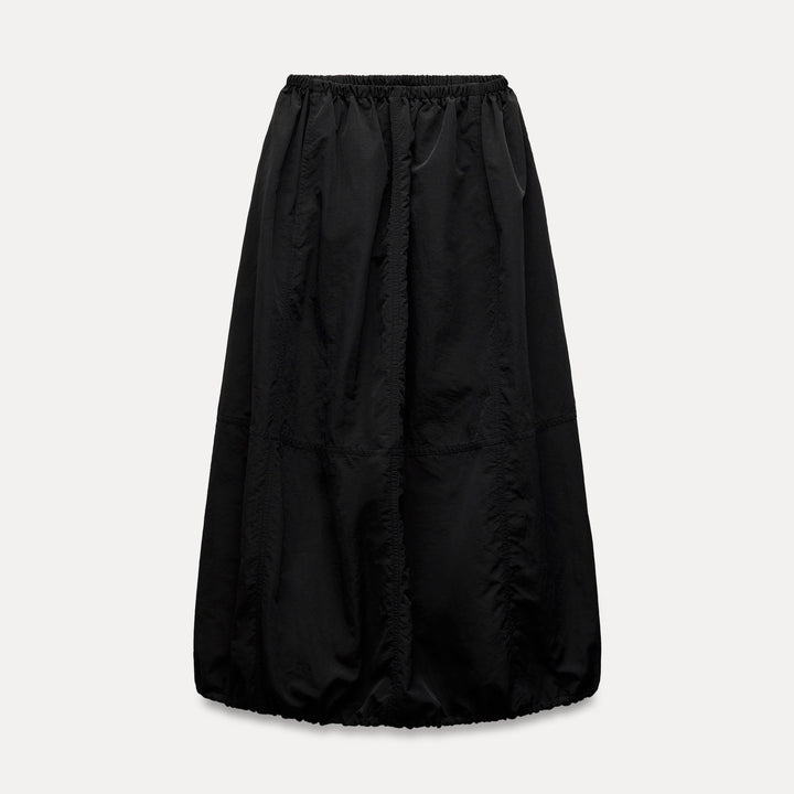 Moudda ZARA - Jupe mi-longue ballon nylon stoppeur ourlet - Tunisie 2