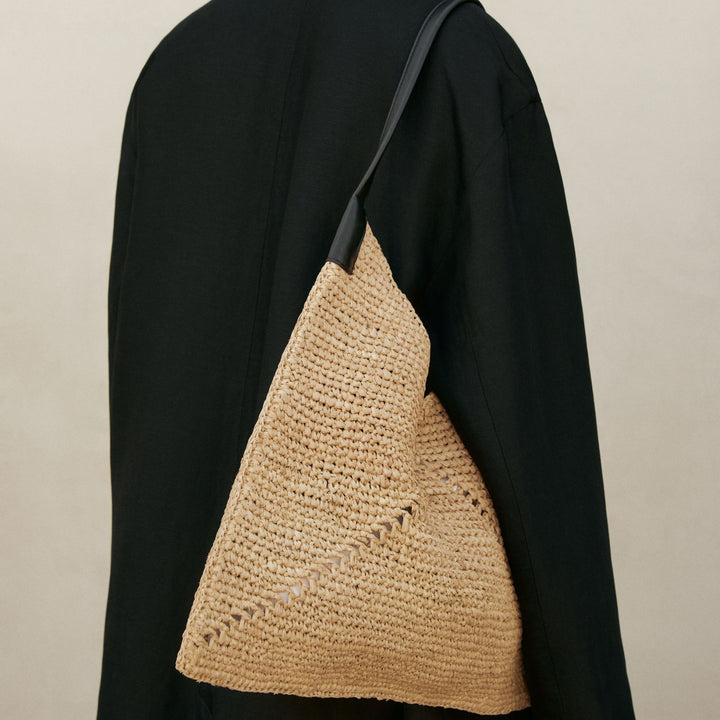 Moudda Massimo Dutti - Sac shopper plat V nappa - Tunisie 7