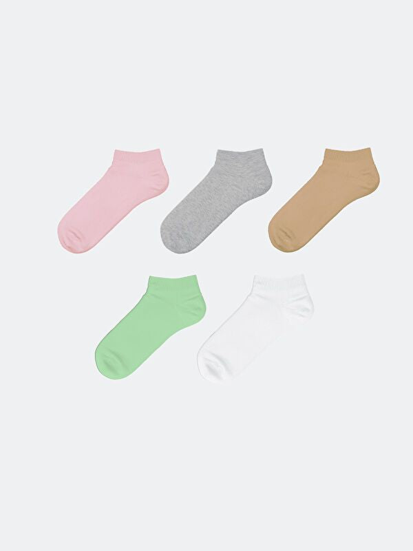 Moudda LC Waikiki - Chaussettes pour sneakers Femme Mélange vert - Tunisie 1