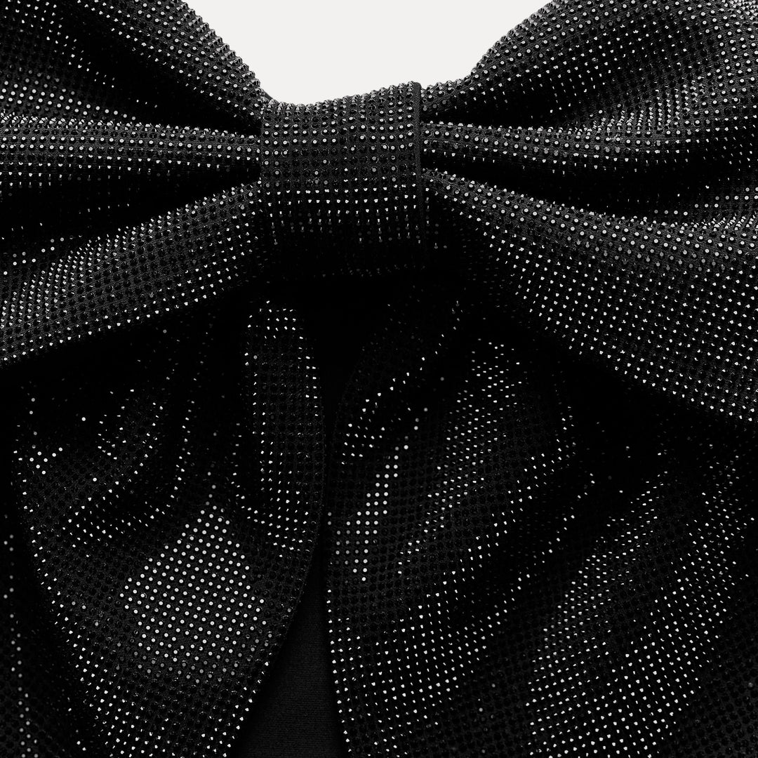 Moudda ZARA - Top élastique nœud devant avec strass - Tunisie 3