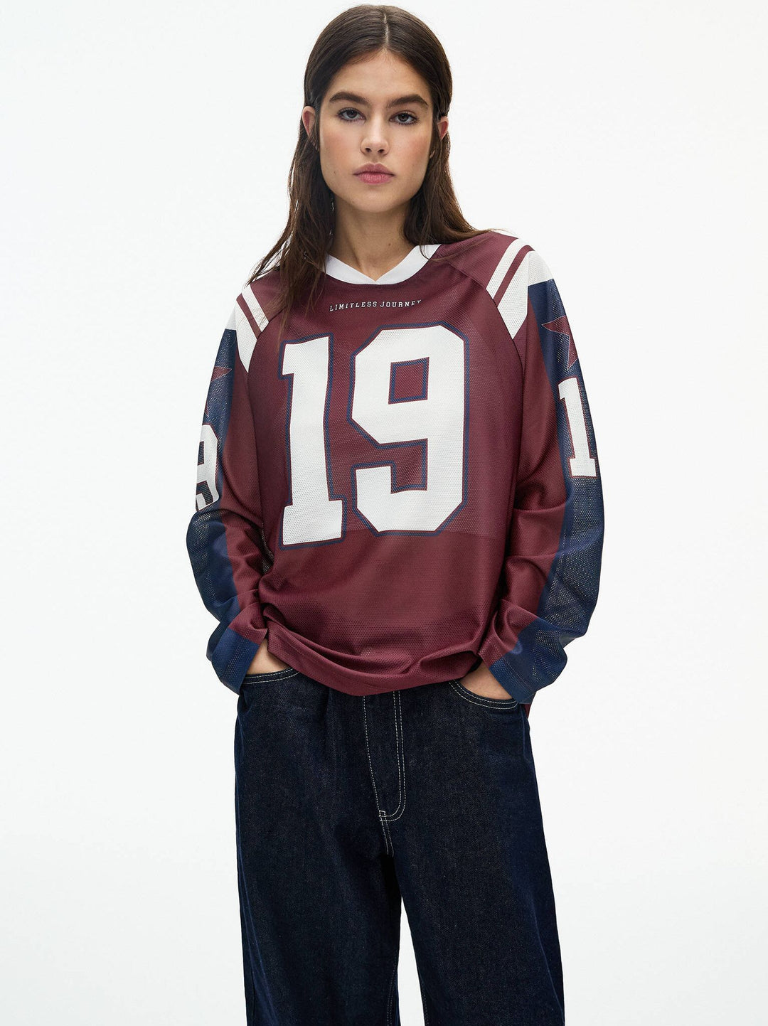 Moudda PULL & BEAR - T-Shirt Graphique - Numéro & Étoiles - Tunisie 2