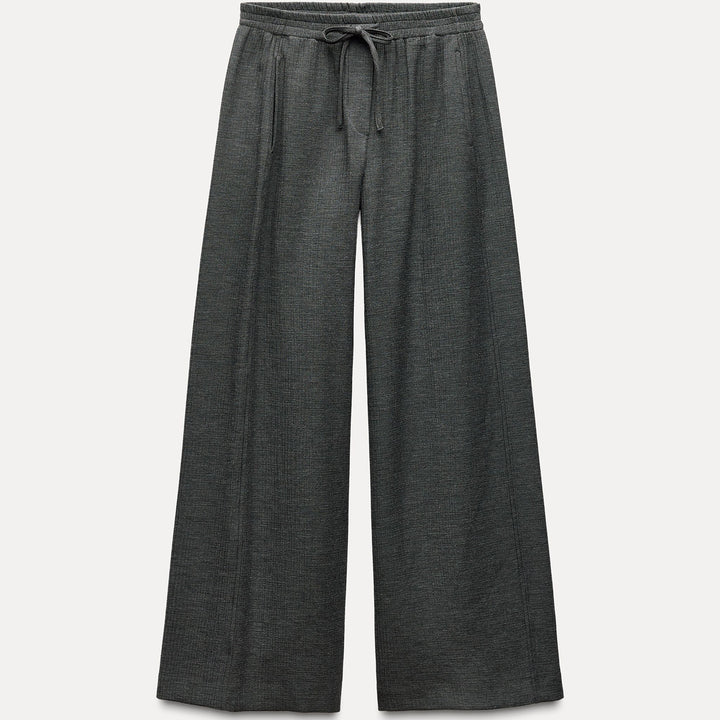 Moudda ZARA - Pantalon large gris garza - Tunisie 1