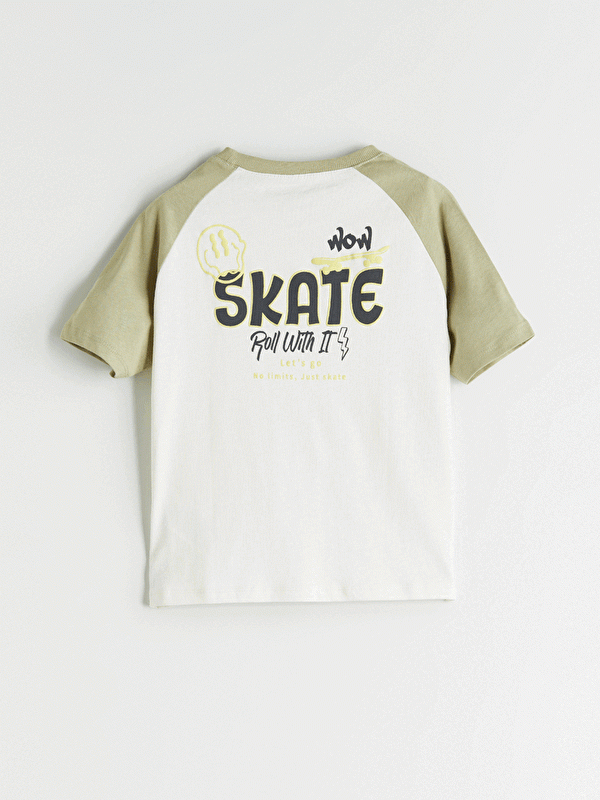 Moudda LC Waikiki - T-shirt en jersey manches courtes Garçon Beige clair - Tunisie 2