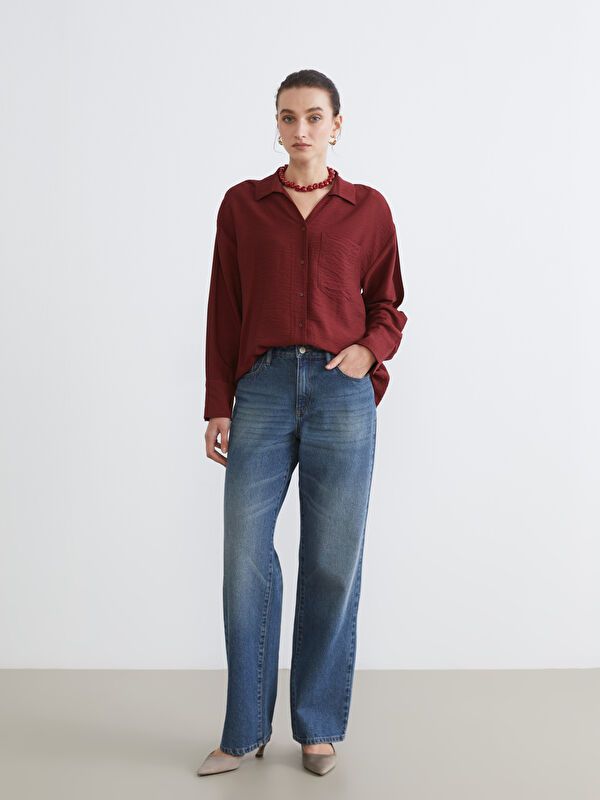 Moudda LC Waikiki - Chemise manches longues en tissu maternité pour Femme - Tunisie 2