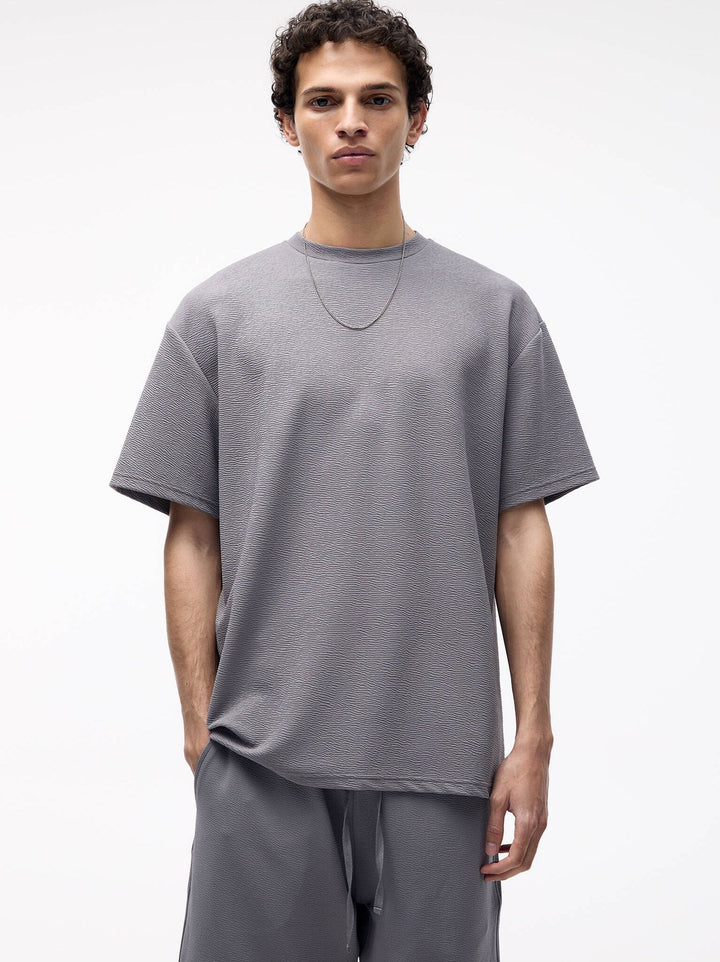 Moudda PULL & BEAR - T-Shirt Demi-Manches Set Structure - Tunisie 5