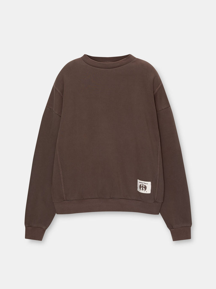 Moudda PULL & BEAR - Sweat Col Rond Lavé Browns - Tunisie 1