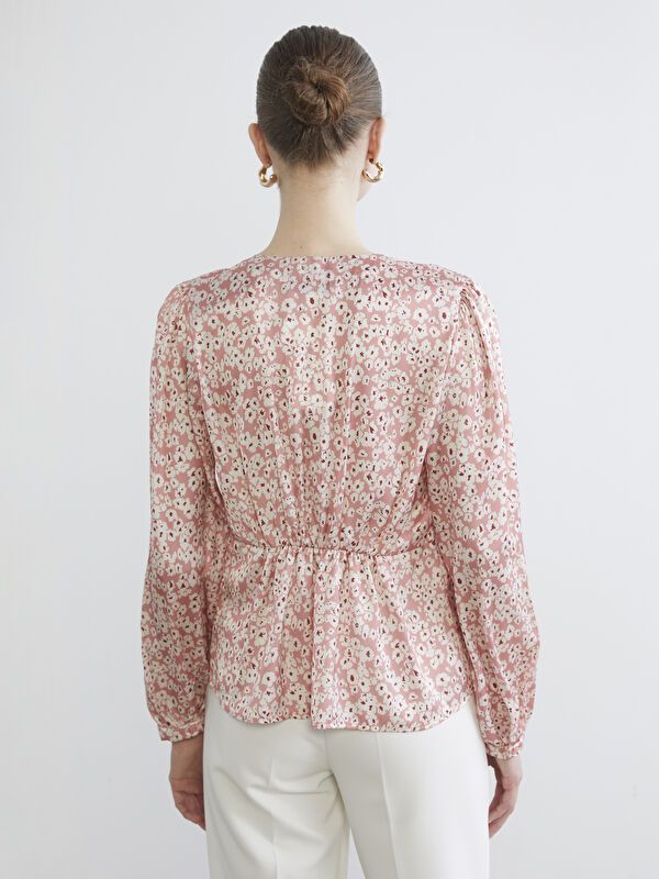 Moudda LC Waikiki - Chemisier (blouse) imprimé manches longues en tissu - Tunisie 4